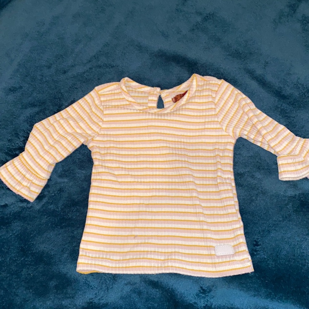7 For All Mankind girls ribbed shirt